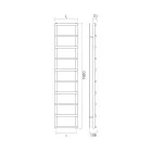 Încălzitor hidraulic pentru prosoape cu elemente circulare Made in Italy - Căpșuni Viadurini