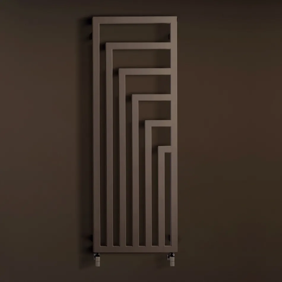 Încălzitor hidraulic pentru prosoape din oțel cu design modern Made in Italy - Potentia Viadurini