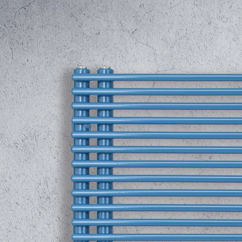 Încălzitor de prosoape din oțel carbon cu sistem mixt - Alune Viadurini