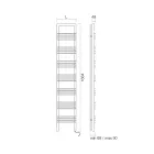 Incalzitor de prosoape din otel cu sistem electric Made in Italy - rom Viadurini