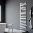 Încălzitor de prosoape din oțel mixt cu finisaj alb pur, fabricat în Italia - Lămâie Viadurini