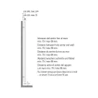 Încălzitor hidraulic unic pentru prosoape din oțel carbon rugină Fabricat în Italia - Alan Viadurini