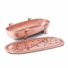 Veselă de masă pentru oale de cupru Fabricată în Italia 45x23 cm - Mariaelena Viadurini