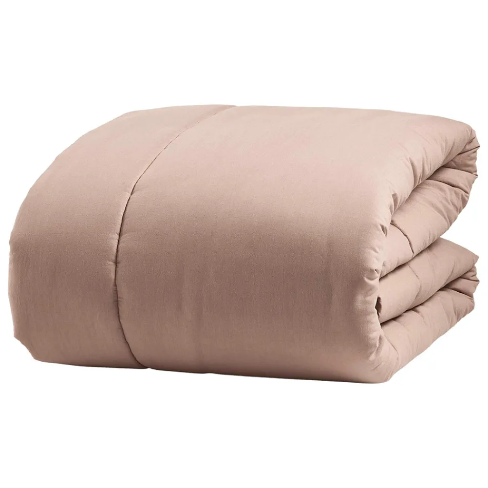 Încălzitor de pat dublu de 350 gr/m2 din bumbac pur vopsit în haine - delicatețe Viadurini