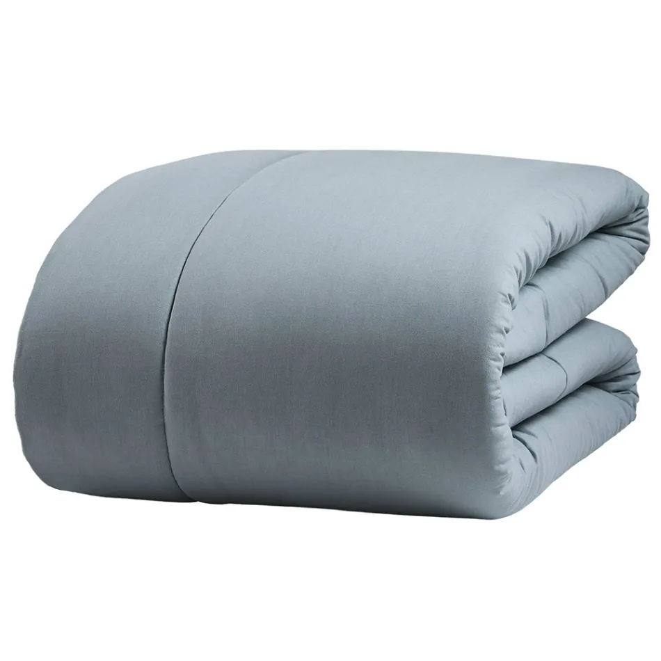 Încălzitor de pat dublu de 350 gr/m2 din bumbac pur vopsit în haine - delicatețe Viadurini