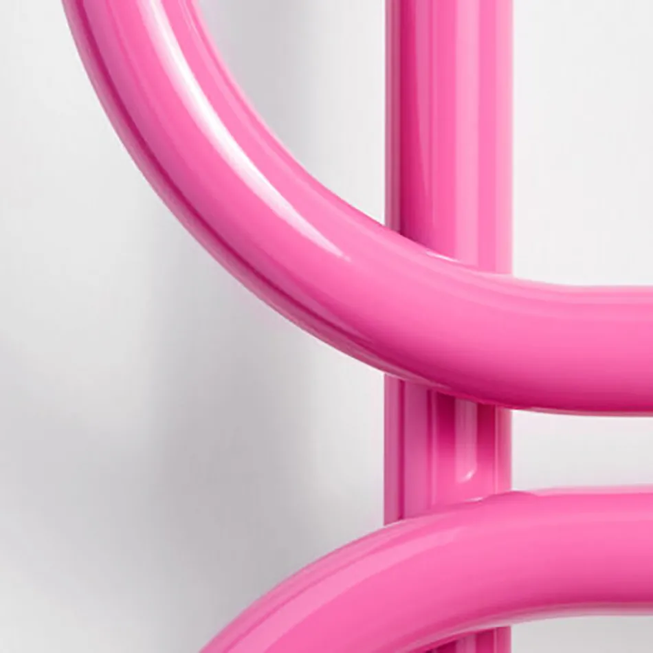 Scara Hidraulica Incalzita Prosoape din Otel Plat Colorat Fabricat in Italia - Lant Viadurini