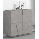 Raft pentru încălțăminte înalt sau jos, cu design durabil din lemn, cu 2 sau 4 uși - Fjona Viadurini