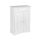 Dulap pantofi cu 1 sertar si 2 usi din lemn Made in Italy - Lasa Viadurini