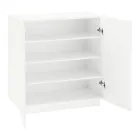 Dulap Pantofi pentru Sufragerie cu 2 Uși din Melaminat Made in Italy - Popilio Viadurini