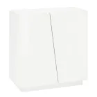 Dulap Pantofi pentru Sufragerie cu 2 Uși din Melaminat Made in Italy - Popilio Viadurini