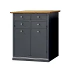 Suport pantofi din lemn furniruit Toulipier Made in Italy - Visnus Viadurini