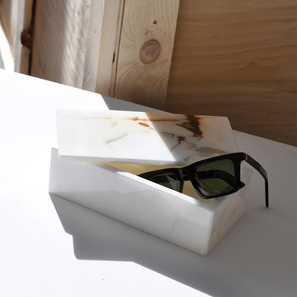 Cutie pentru ochelari de marmură Made in Italy - Kenna Viadurini