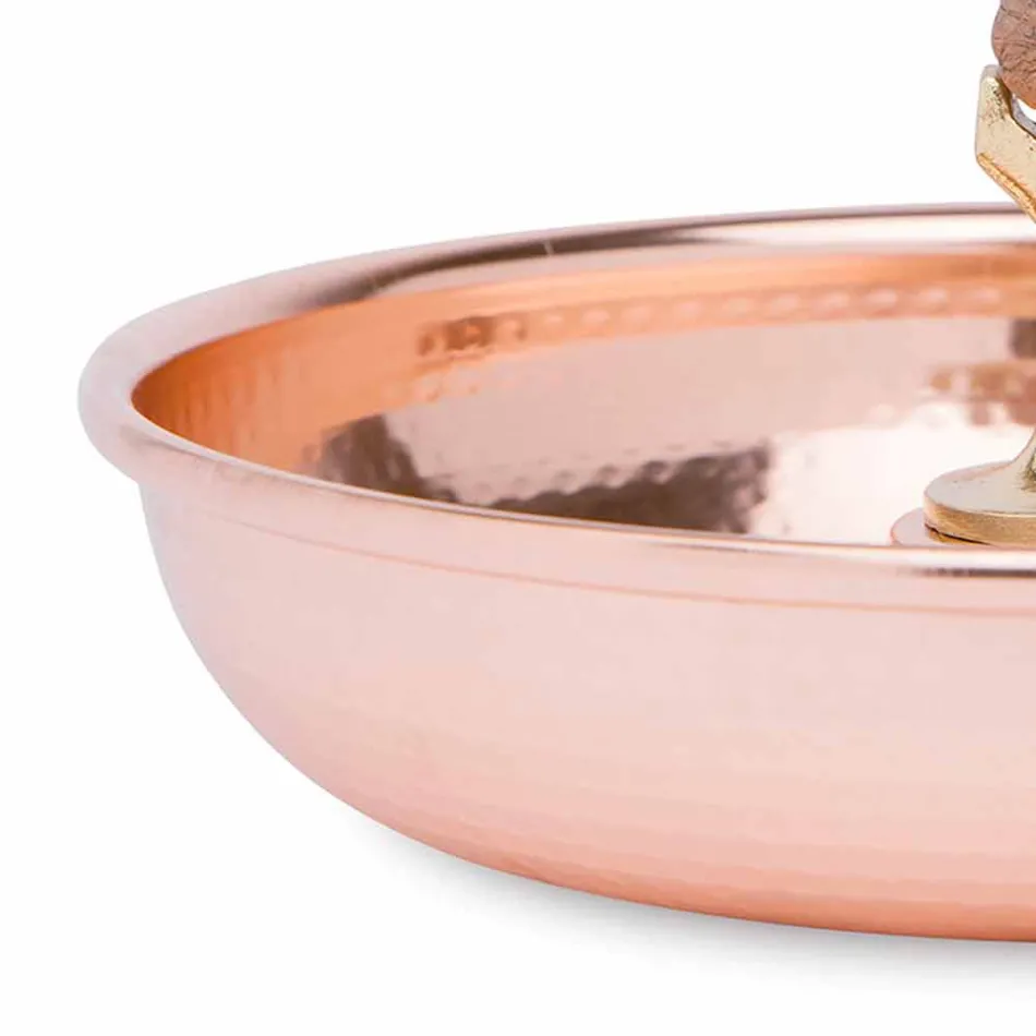 Tava Spărgător de nuci din cupru conservat Conceput manual 24 cm - Paronzo Viadurini