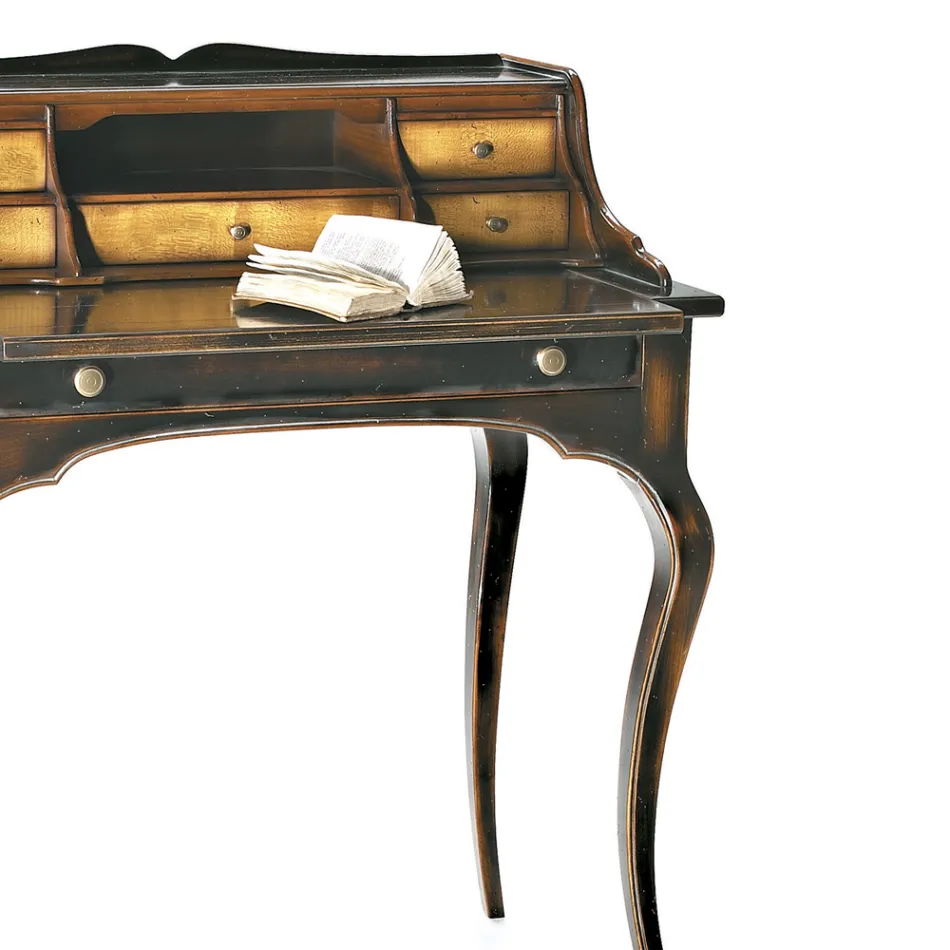 Birou cu 5 Sertare si Blat Detasabil Made in Italy - Maia Viadurini