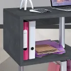 Birou alb sau ardezie din lemn de design italian 3 dimensiuni - Michel Viadurini