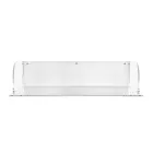 Birou de perete Otilia din plexiglas cu design minimalist, fabricat în Italia Viadurini
