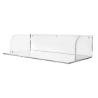 Birou de perete Otilia din plexiglas cu design minimalist, fabricat în Italia Viadurini