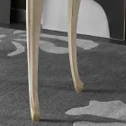 Birou de living din lemn de lux cu 5 sertare Made in Italy - Caligola Viadurini