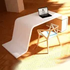 Birou de birou cu sertare de lemn din Italia, Terralba Viadurini