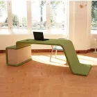 Birou de birou cu sertare de lemn din Italia, Terralba Viadurini