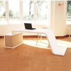 Birou de birou cu sertare de lemn din Italia, Terralba Viadurini