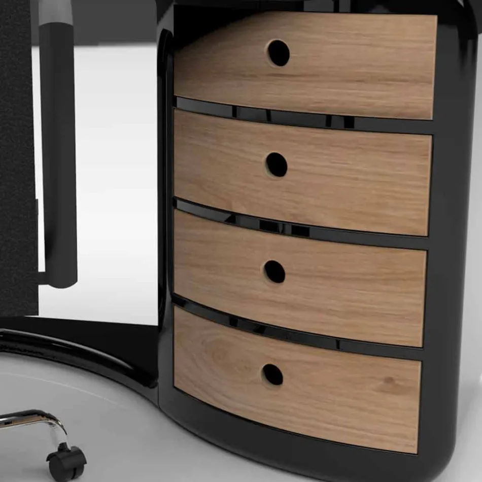 Design birou cu sertare din Italia, Milazzo Viadurini