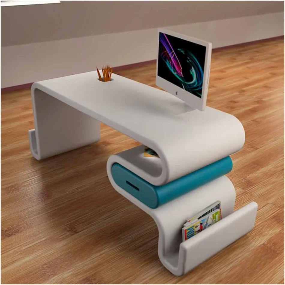 Design modern de birou Flex Made in Italy Viadurini