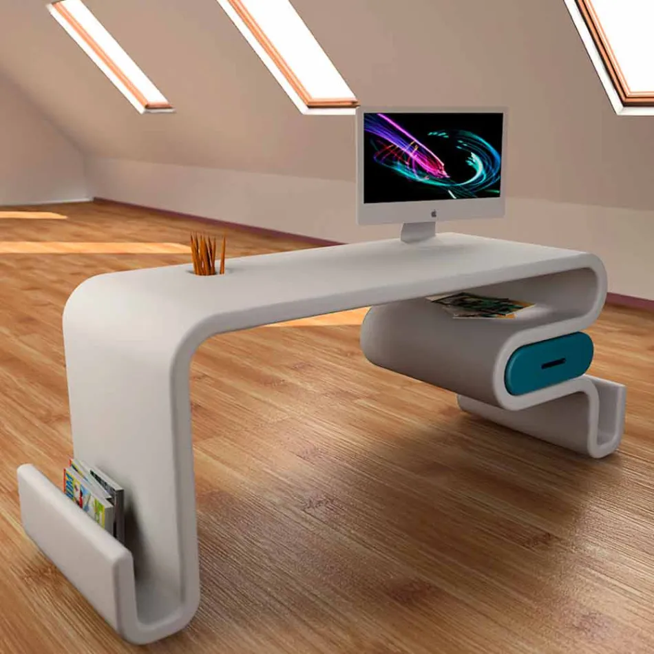 Design modern de birou Flex Made in Italy Viadurini