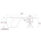 Birou director de Karim Rashid din poliuretan - James Viadurini