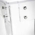 Birou din plexiglas transparent Design modern Made in Italy - Vichy Viadurini