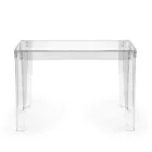 Birou din plexiglas transparent Design modern Made in Italy - Vichy Viadurini