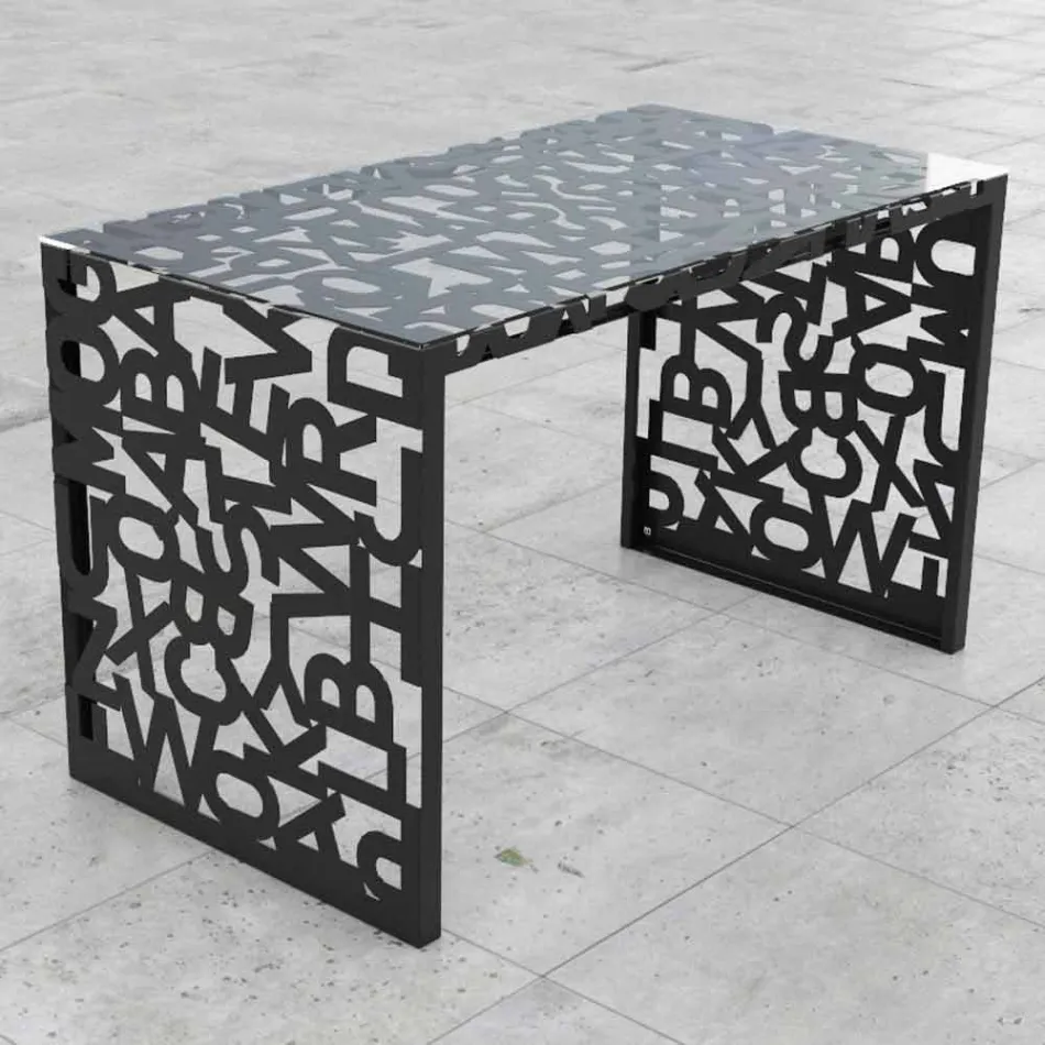 Birou Kattedra Letters &quot;O cascadă&quot; 120x65x75 Mabele Viadurini