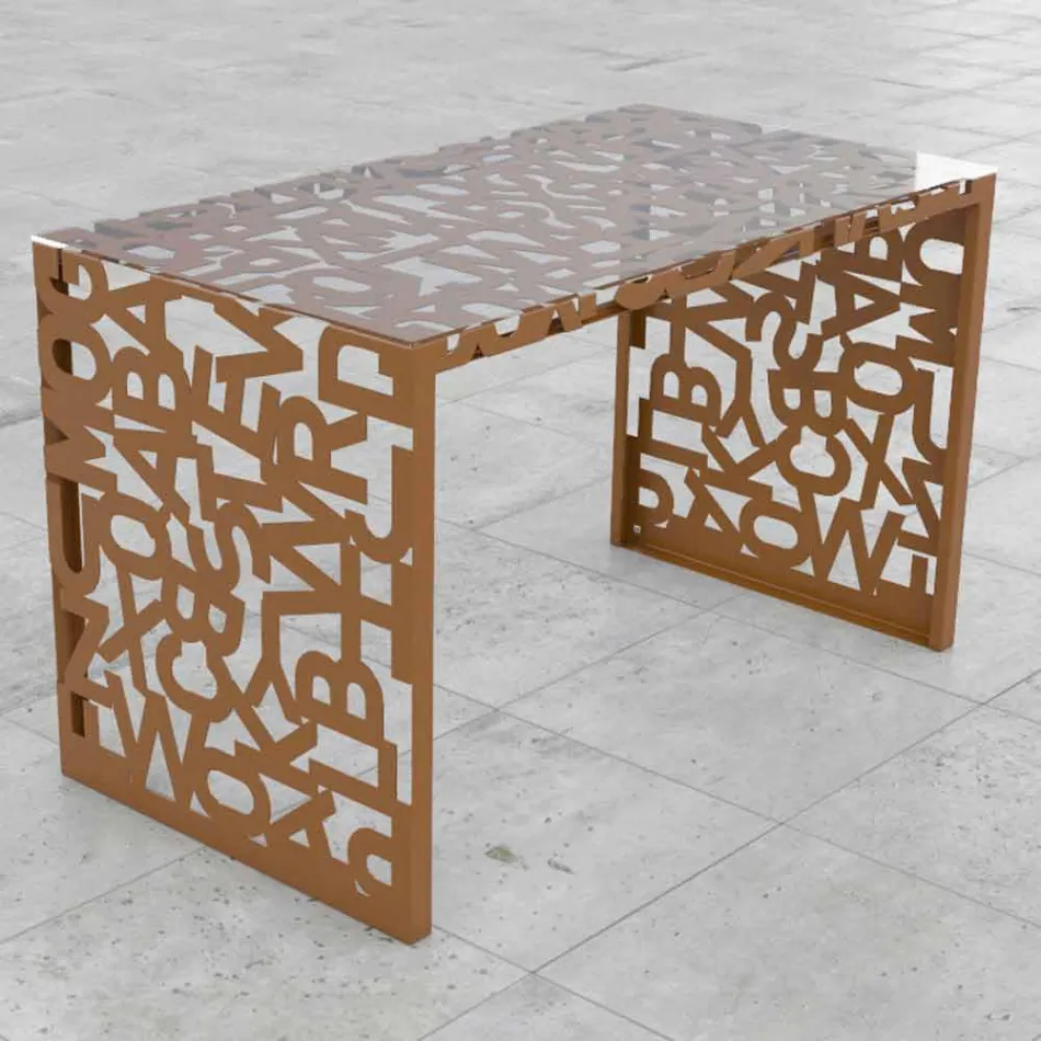 Birou Kattedra Letters &quot;O cascadă&quot; 160x80x75 Mabele Viadurini