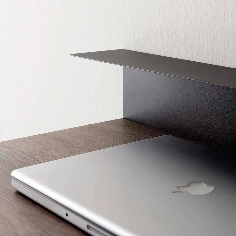 Birou modern din metal și melamină cu sertar Made in Italy - Iridio Viadurini