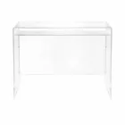 Birou modern din plexiglas transparent, produs în Italia, Barga Viadurini