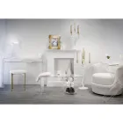 Birou modern din plexiglas transparent produs in Italia, Barga Viadurini