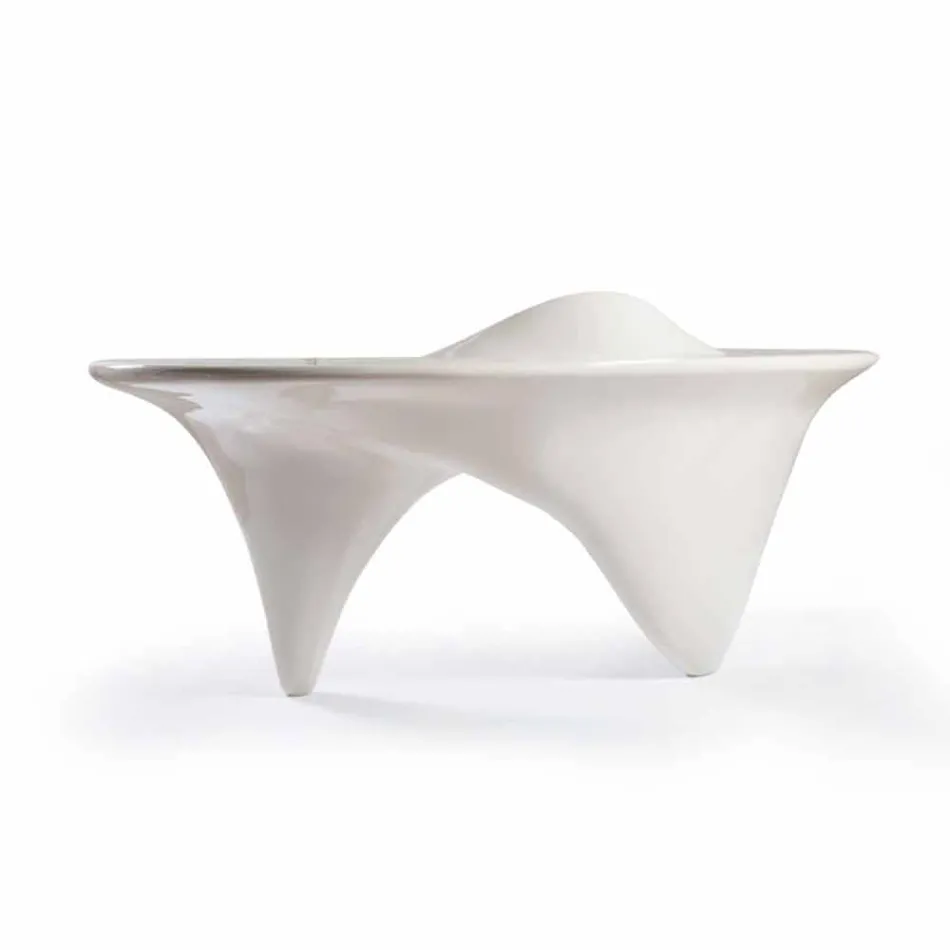 Birou de birou realizat manual în Italia Sinuous Viadurini