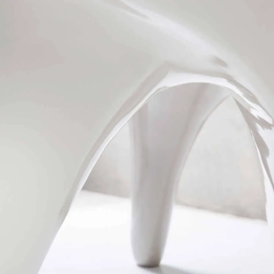 Birou de birou realizat manual în Italia Sinuous Viadurini