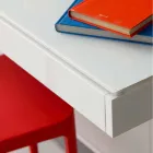 Birou suspendat din cristal cu structură metalică Fabricat în Italia - siliciu Viadurini