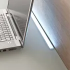 Birou suspendat din cristal cu structură metalică Fabricat în Italia - siliciu Viadurini