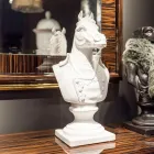 Sculptură de design ceramică lucrată manual Boris Viadurini