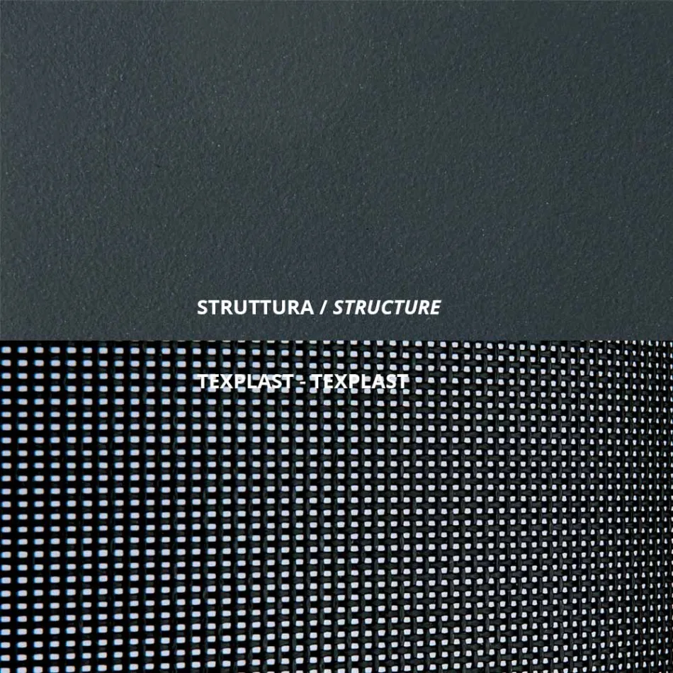 Scaun de gradina pliabil din otel galvanizat Made in Italy 2 piese - Hobbit Viadurini