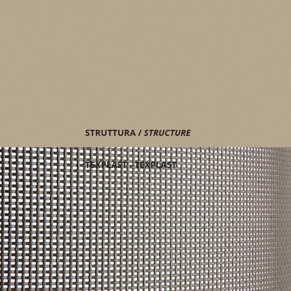 Scaun de gradina pliabil din otel galvanizat Made in Italy 2 piese - Hobbit Viadurini