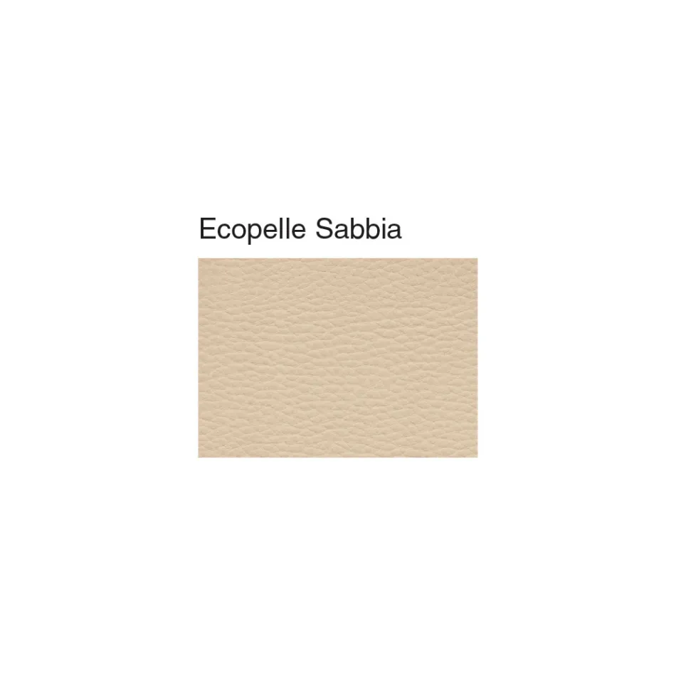 Scaun clasic din lemn de fag cu spatar decorat si piele ecologica - Milissa Viadurini