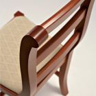 Scaun Clasic din Lemn si Scaun din Tesatura Design Made in Italy - Baptiste Viadurini