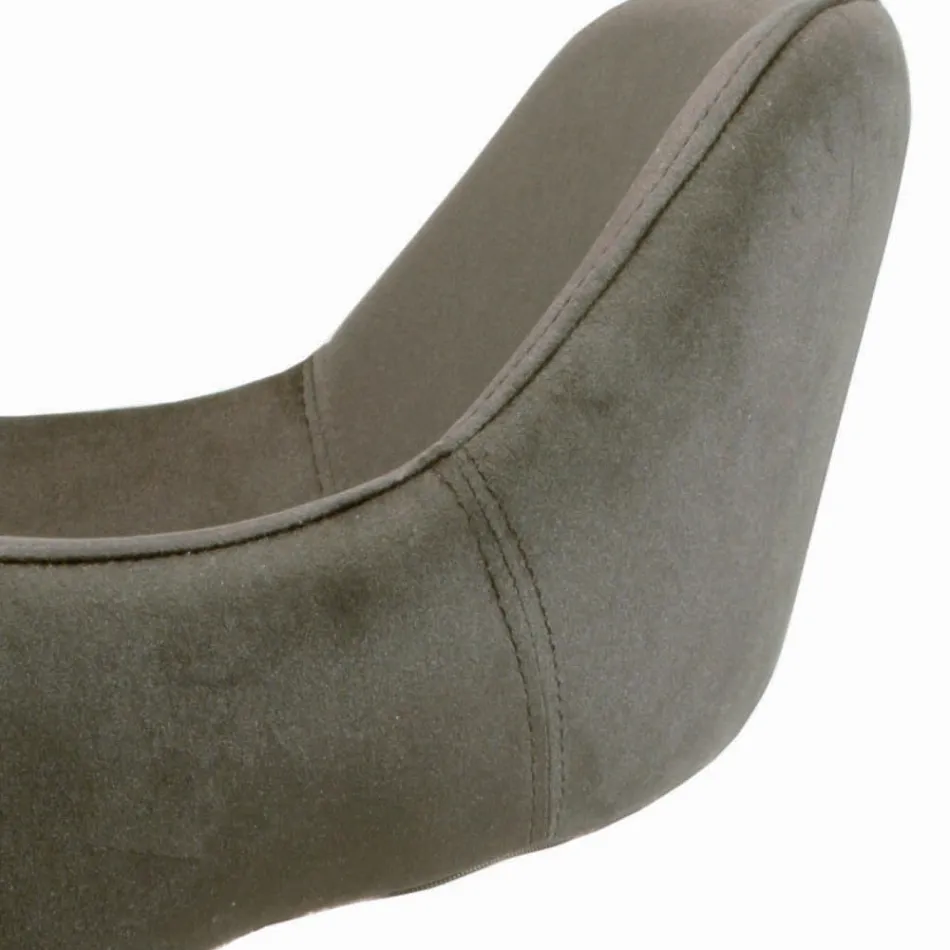 Scaun cu Cotiere Complet Tapițat și Picioare Oțel - Ravenna Viadurini