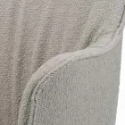 Scaun cu Cotiere cu Sezut Tapitat si Picioare Otel Made in Italy - Ascoli Viadurini