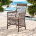 Scaun exterior cu cotiere din Polyrattan - Gigi