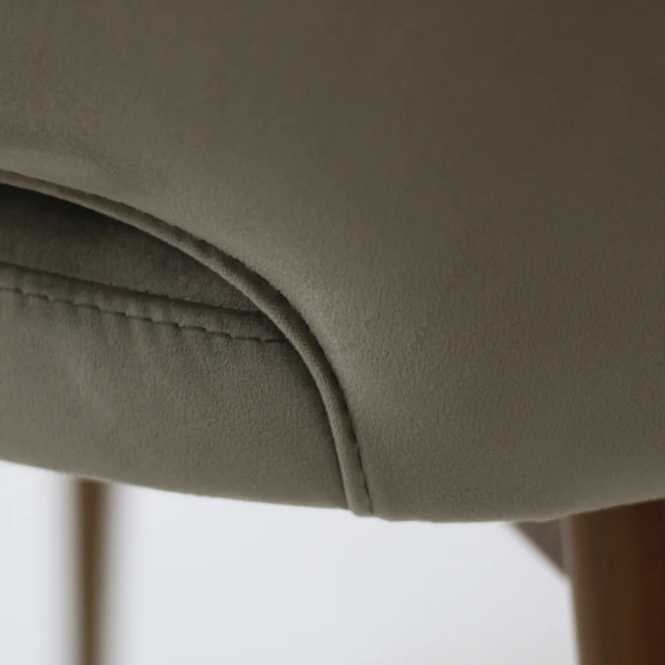 Scaun cu sezut si spatar complet tapitat Made in Italy - Adria Viadurini