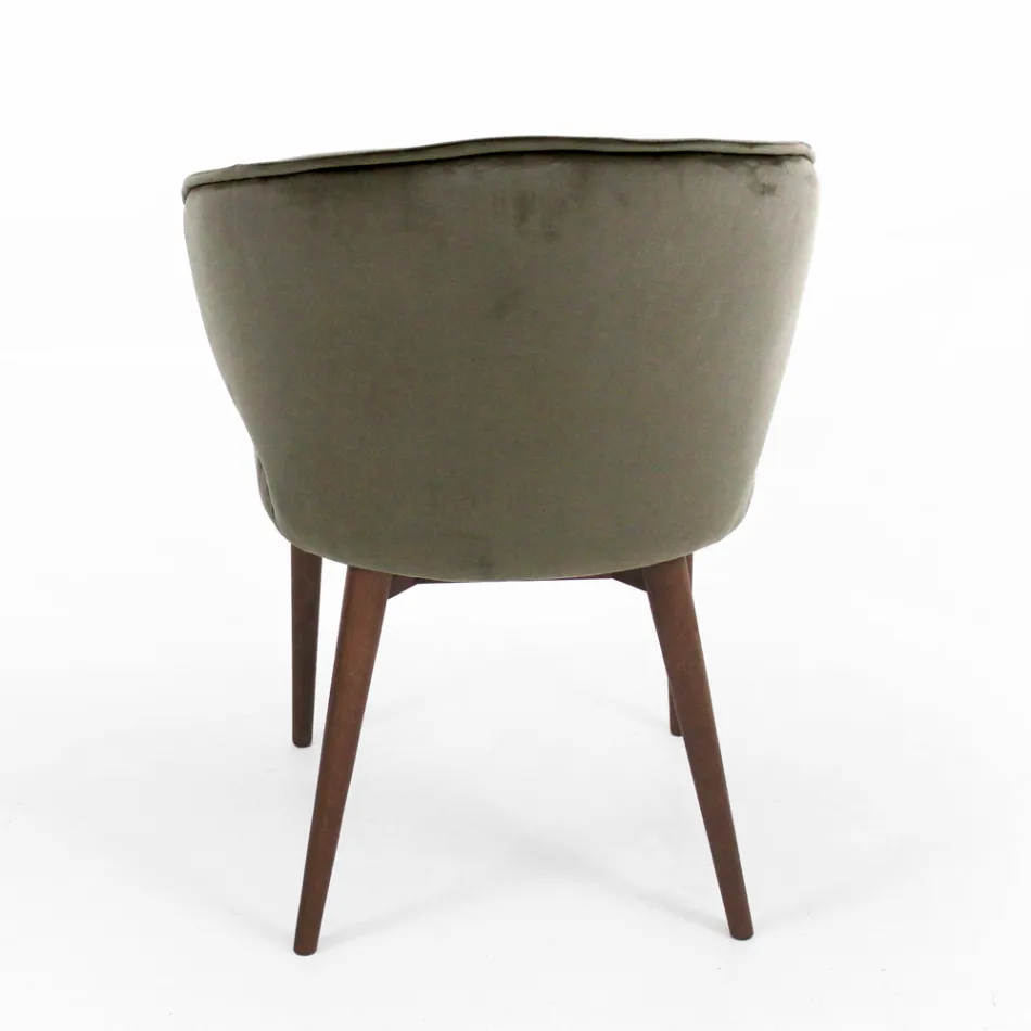 Scaun cu sezut si spatar complet tapitat Made in Italy - Adria Viadurini